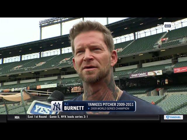 A.J. Burnett on 2009 season, Joe Girardi