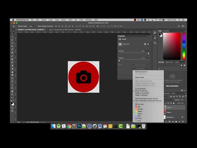 Material design icon in Photoshop