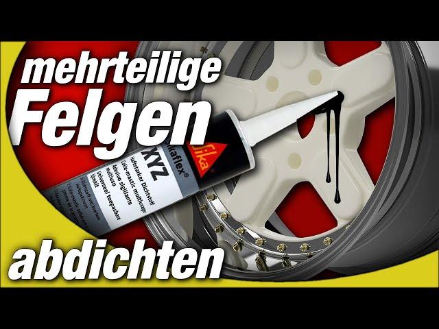 Mehrteilige Felge abdichten | Unterschiede und Aufbau 3-teiliger Räder | BMW AC Schnitzer Stern