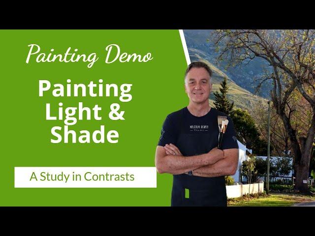 Landscape Painting in Light and Shade (Full Demo)