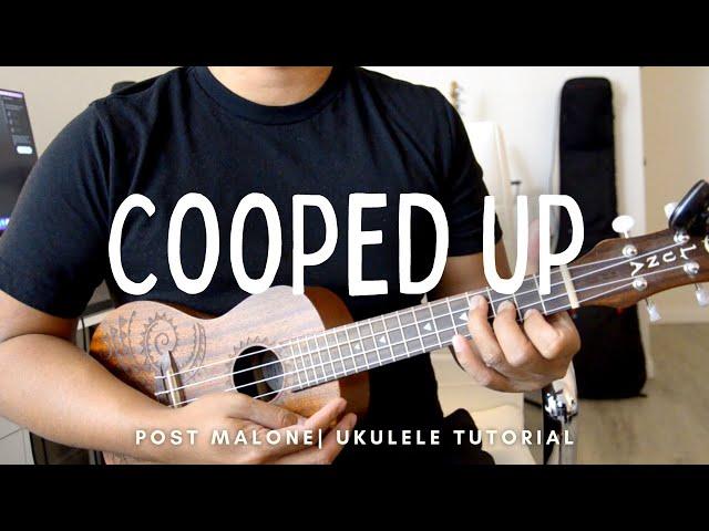 Cooped Up by Post Malone Ukulele Tutorial EASY + GIVEAWAY!