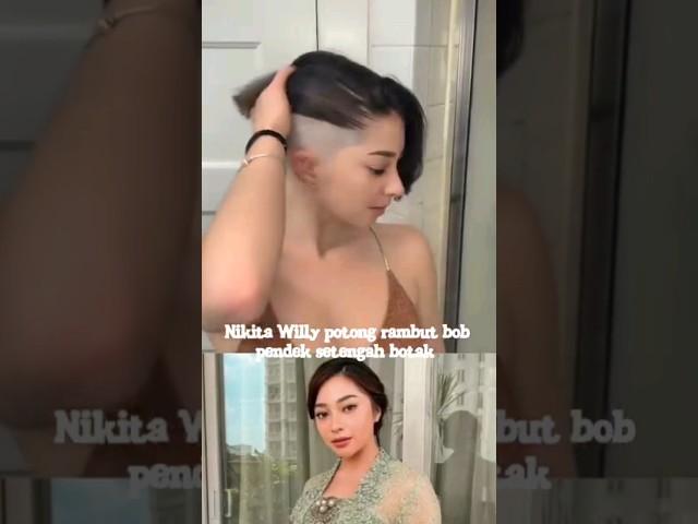 NIKITA WILLY POTONG RAMBUT SETENGAH BOTAK #serbaserbiselebriti