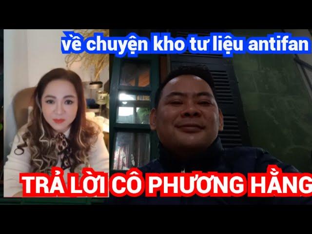 QUANG 86 TRẢ LỜI CÔ PHƯƠNG HẰNG VỀ CHUYỆN KHO TƯ LIỆU