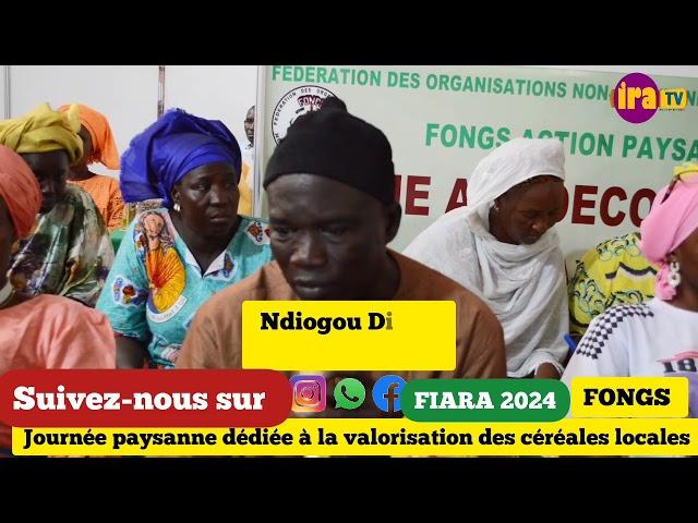 FIARA: NDIOGOU DIOUF FAIT UNE EXPOSITION SUR L'IMPORTANCE DE LA TRANSFORMATION DES PRODUITS LOCAUX