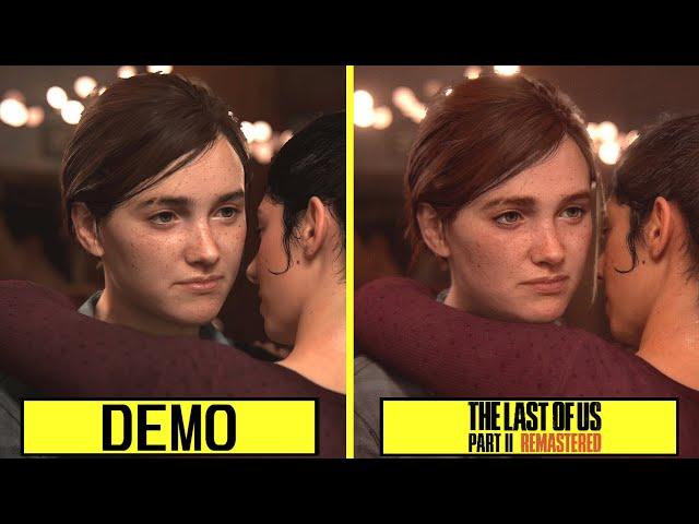 The Last of Us Part II E3 2018 Demo vs Remastered PS5 Graphics Comparison | 2018 vs 2024