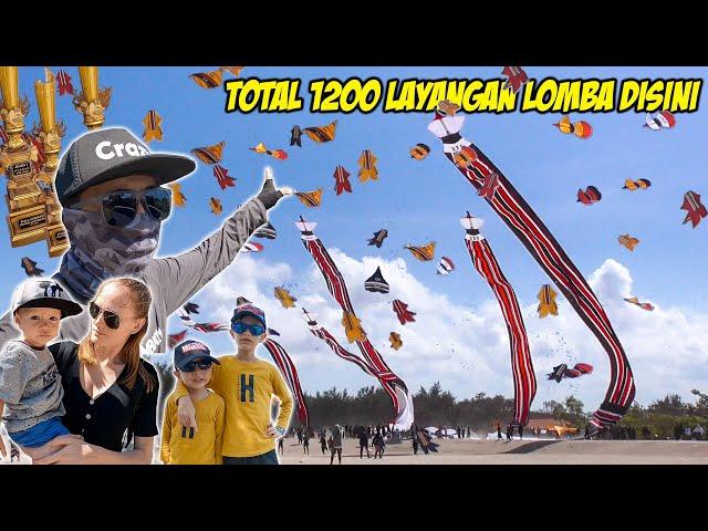 NONTON FESTIVAL LAYANGAN TERBESAR DI BALI ADA 1200 LAYANGAN!!