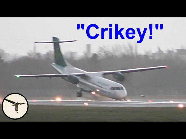 This aircraft landed on the nose wheel ! ATR 72 instructor explains