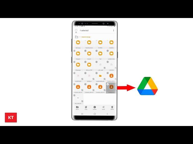 How to upload contacts to Google Drive from Android device | How to save contacts to google drive