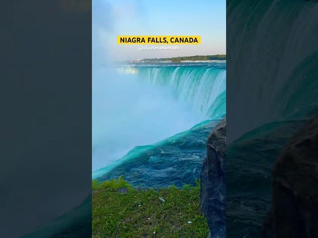 Top view of the stunning Niagara Falls in Canada  #NiagaraFalls #Ontario #Canada