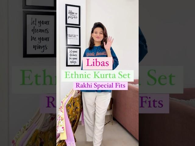 Libas kurta set l Festive wear l Libas Sale Haul #libas #festivewear #kurti #shorts #ethnicwear