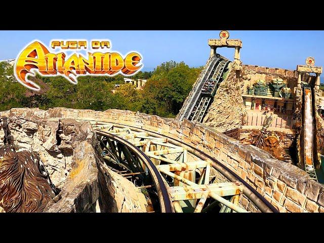 Fuga da Atlantide 4K Front Seat POV - Gardaland