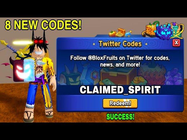 *NEW* ALL WORKING CODES IN BLOX FRUITS 2024 JUNE! ROBLOX BLOX FRUITS CODES SPIRIT