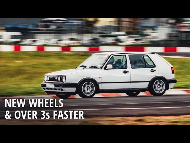 Mk2 Golf GTI ITB 16v Track day - Compomotive Trackstar wheels + semis slicks 