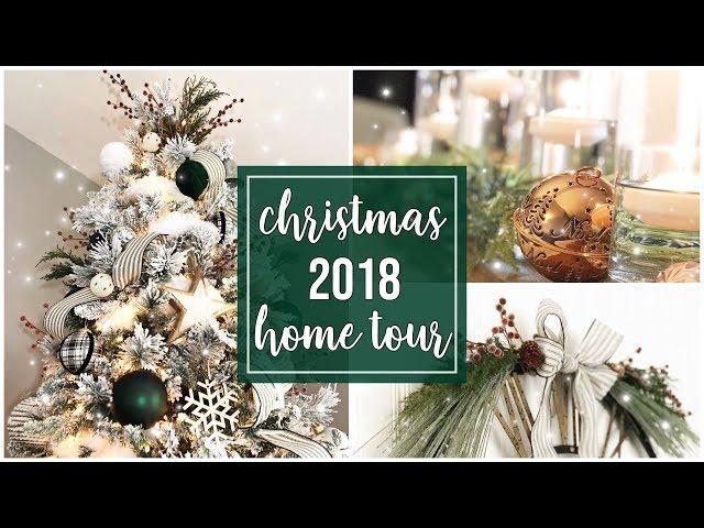 Christmas 2018 Home Decor Tour | Farmhouse Glam | 12 ish Days of Christmas (day 3)