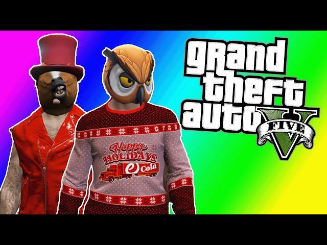 GTA 5 Online Funny Moments - The More-Rons Save Christmas! (Agents of Sabotage DLC) [Part 2]