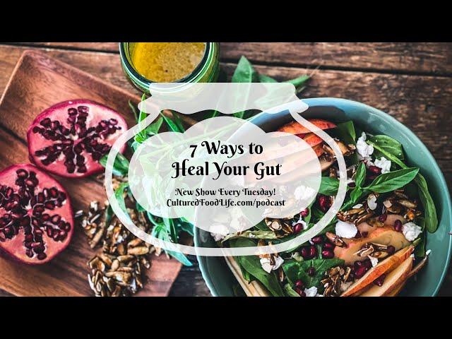 Podcast Episode 185: 7 Ways to Heal Your Gut