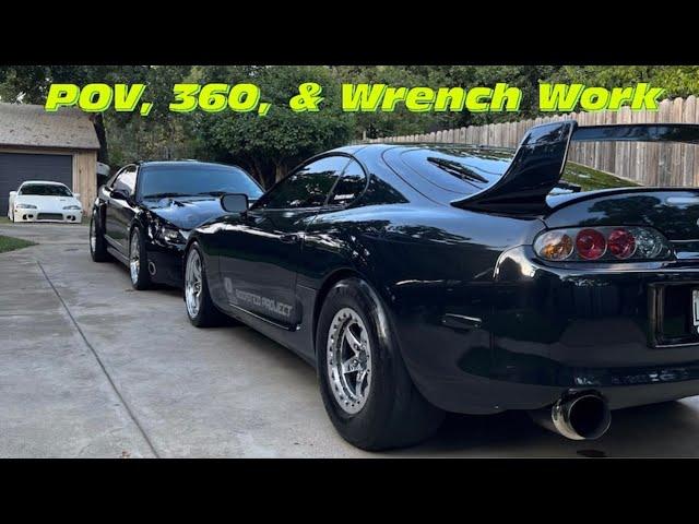 1000HP Supra POV Drive, 360 View, and How To Replace Coilovers.