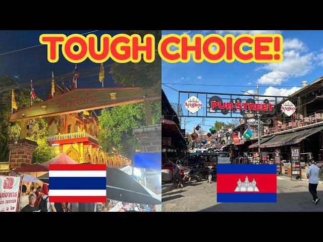 Chiang Mai  vs Siem Reap  which city should YOU visit…