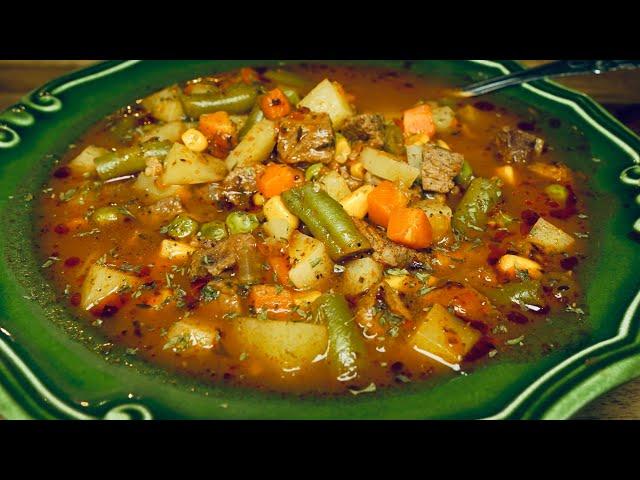 Delicious Easy Vegetable Beef Soup | How To Make