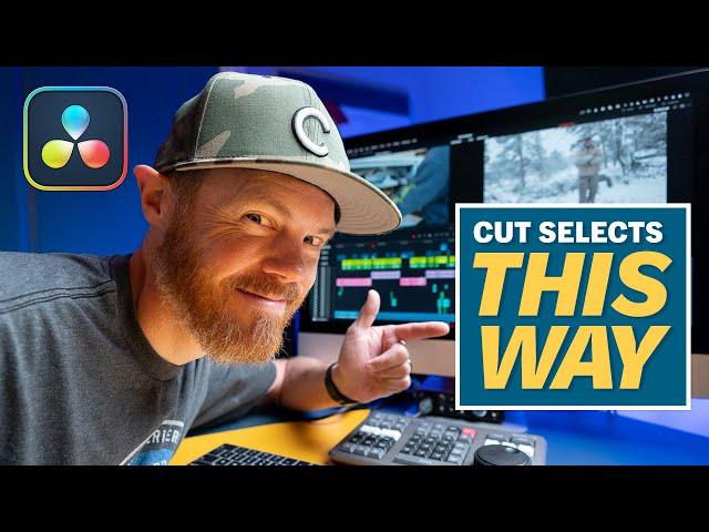 EASILY Cut Dailies like a PRO! (No Mouse) DaVinci Resolve Tutorial