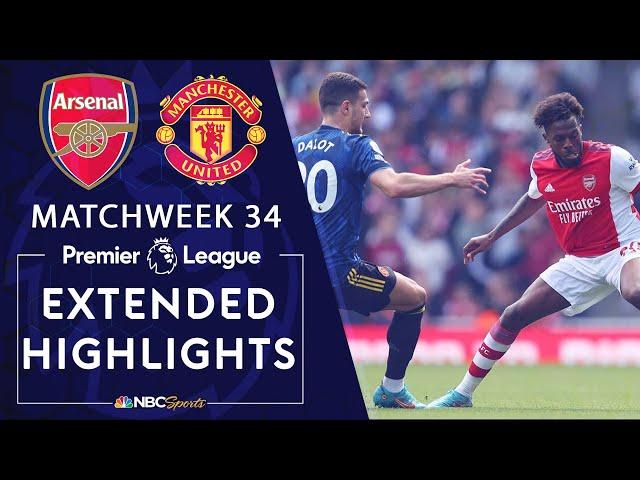 Arsenal v. Manchester United | PREMIER LEAGUE HIGHLIGHTS | 4/23/2022 | NBC Sports