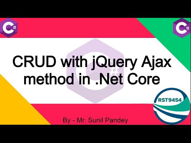 CRUD with jQuery Ajax Method in .NET Core || CRUD Operation with jQuery Ajax  || #biharideveloper