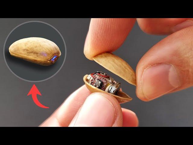 Amazing Pistachio AirPod - See How I Made This Bluetooth Earbud from a Pistachio!