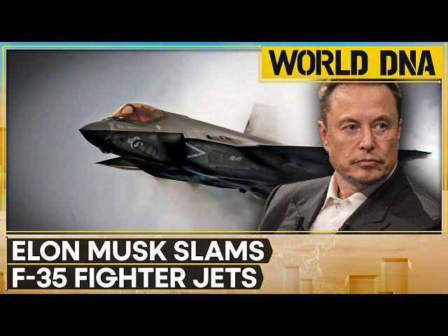 USA News: Elon Musk Targets F-35 Program, Calls Fighter Jets ‘Obsolete’ | World DNA | WION