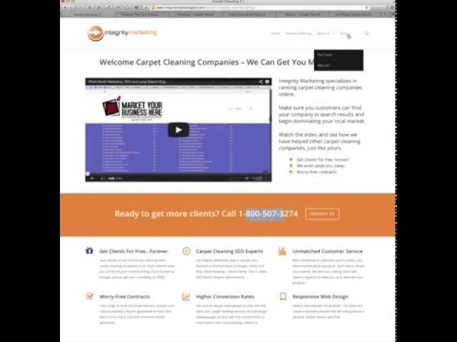 Integrity Marketing - Carpet Cleaning SEO