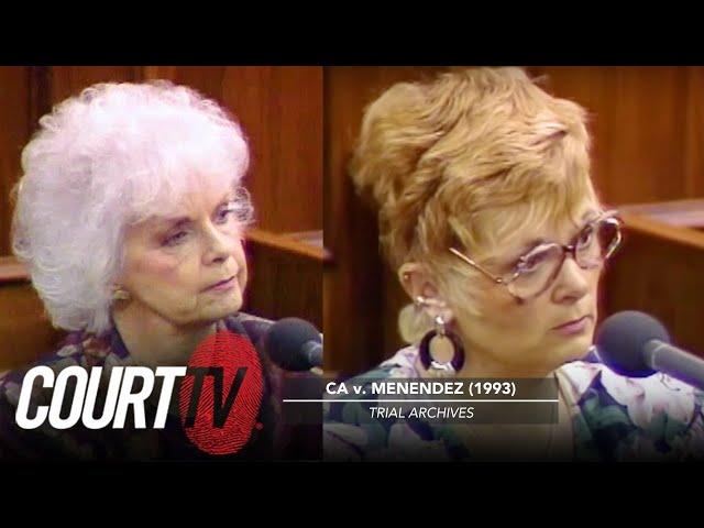CA v. MENENDEZ (1993): Kitty Menendez's Sister & Sister-in-Law Testify