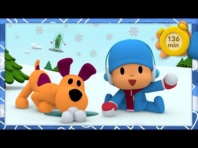  POCOYO & NINA EPISODIOS COMPLETOS - Un invierno muy frio 136 min | CARICATURAS y DIBUJOS ANIMADOS