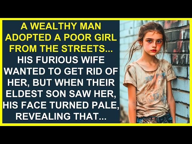 A MAN ADOPTED A POOR GIRL... HIS ANGRY WIFE WANTED TO ABANDON HER, BUT WHEN THEIR SON SAW HER...