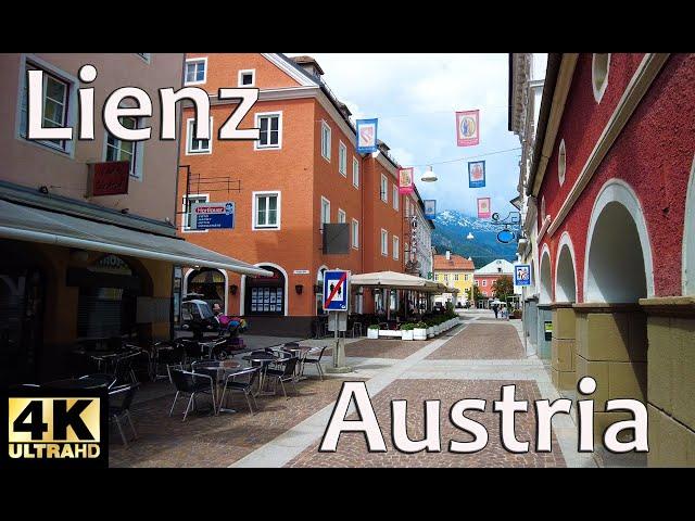 Lienz, Austria. 4K footage. Lienz, Austria. Filmare 4k.