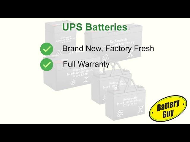 BatteryGuy UPS Backup Batteries