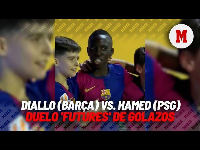 La clase de Diallo (Barça) o la potencia de Hamed (PSG): ¿con qué golazo te quedas? I MARCA