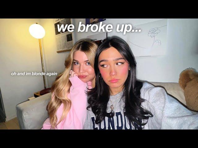 we broke up & i dyed my hair