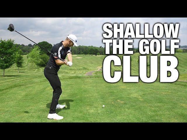 How To SHALLOW The Golf Club In The Downswing | ME AND MY GOLF