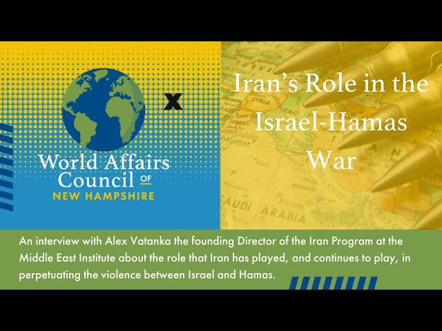 Iran's Role in Hamas - Israel Conflict