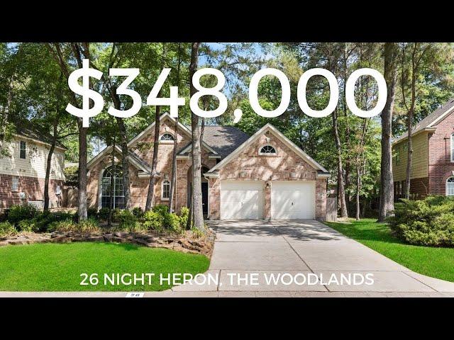 Inside a peaceful $348,000 one-story home in The Woodlands, TX