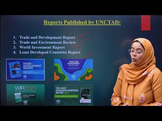 United Nations Conference on Trade & Development (UNCTAD) | In News | Indian Economy by Afreen Azmat