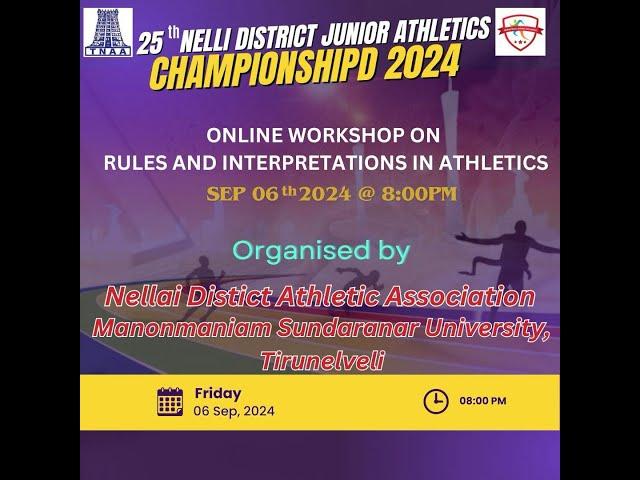 Online Workshop on Rules and Interpretations in Athletics