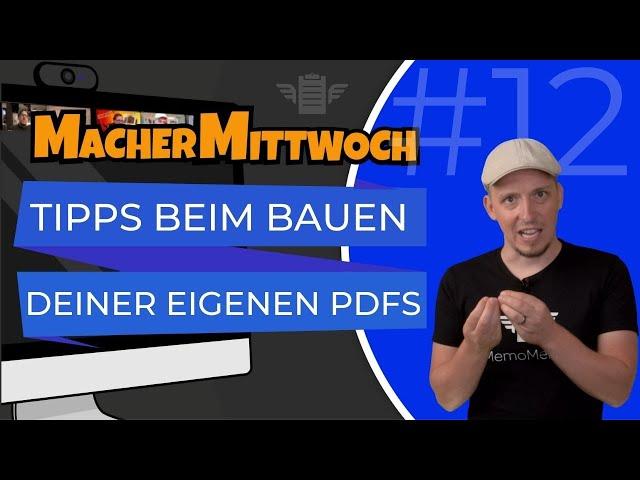 PDF-Formulare handwerklich sauber erstellen - MacherMittwoch #12