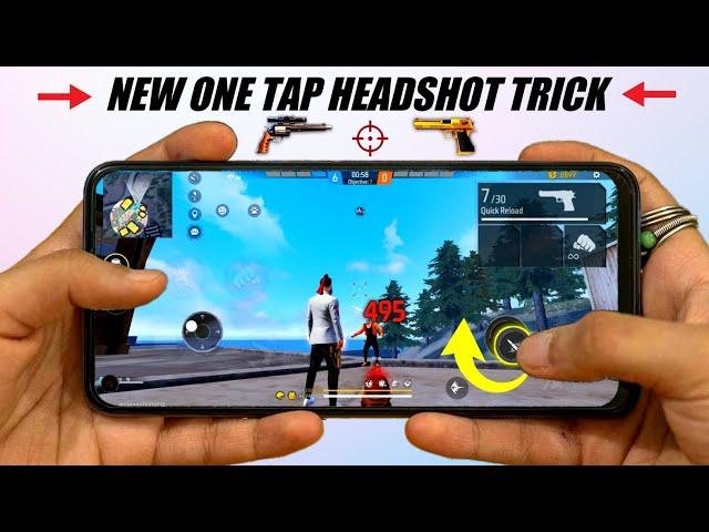 New One Tap Headshot Trick Handcam [ Desert Eagle ] New Headshot Trick Free fire "