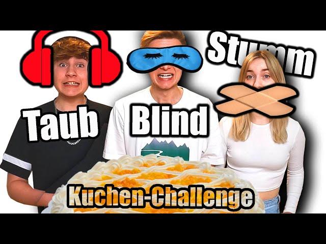 Blind Deaf Mute Cake Challenge  TipTapTube UNCUT