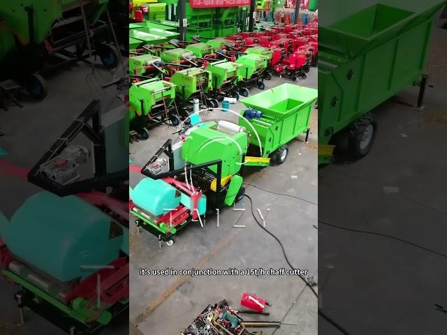 CE Approved Mini Straw Packing Machine | 70 Silage Baler With Feed Mixer Feeder  #silagebaler