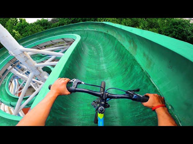 Escaping From Security In Abandoned Water Park ( Epic Action POV )