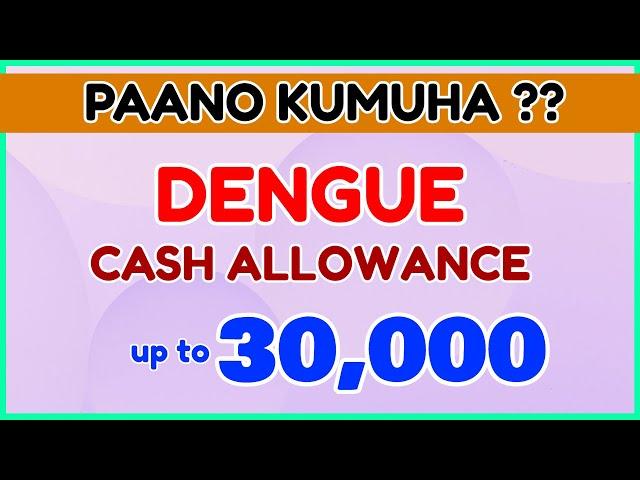 How to Get Dengue Cash Allowance for Hospitalization: Dengue Prepaid Card Online