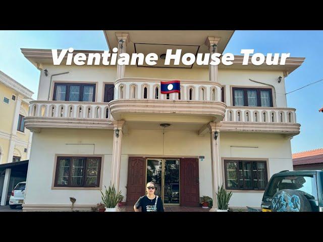 Exploring Laos: What a typical house in Vientiane Laos looks like #vientiane