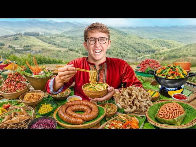Eating 100 Thai Dishes in 1 Day! (Chiang Mai Edition)