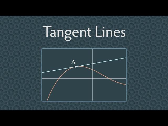 The Tangent Line and the Derivative (Calculus)